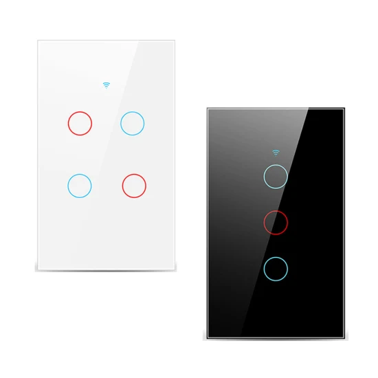 EU Tuya WiFi Smart RF433 Fernbedienung Touch Panel Wandschalter